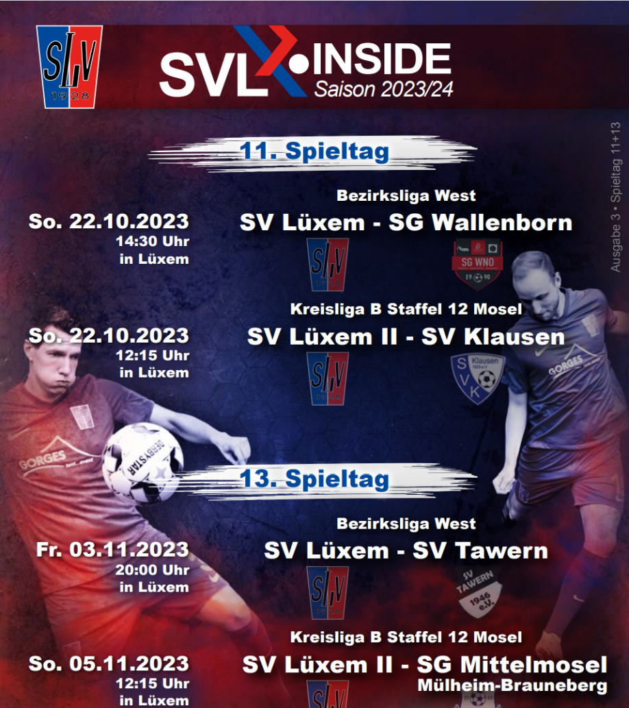SVL Inside Spieltag 11 und 13. Spieltag
