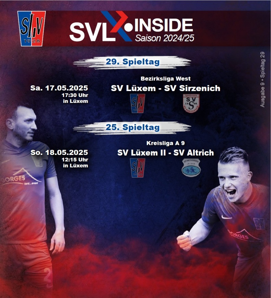 Letzter heimspieltag Saison 24/25